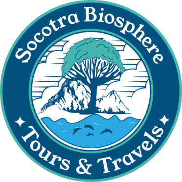 Socotra Biosphere Tours & Travels circular logo.
